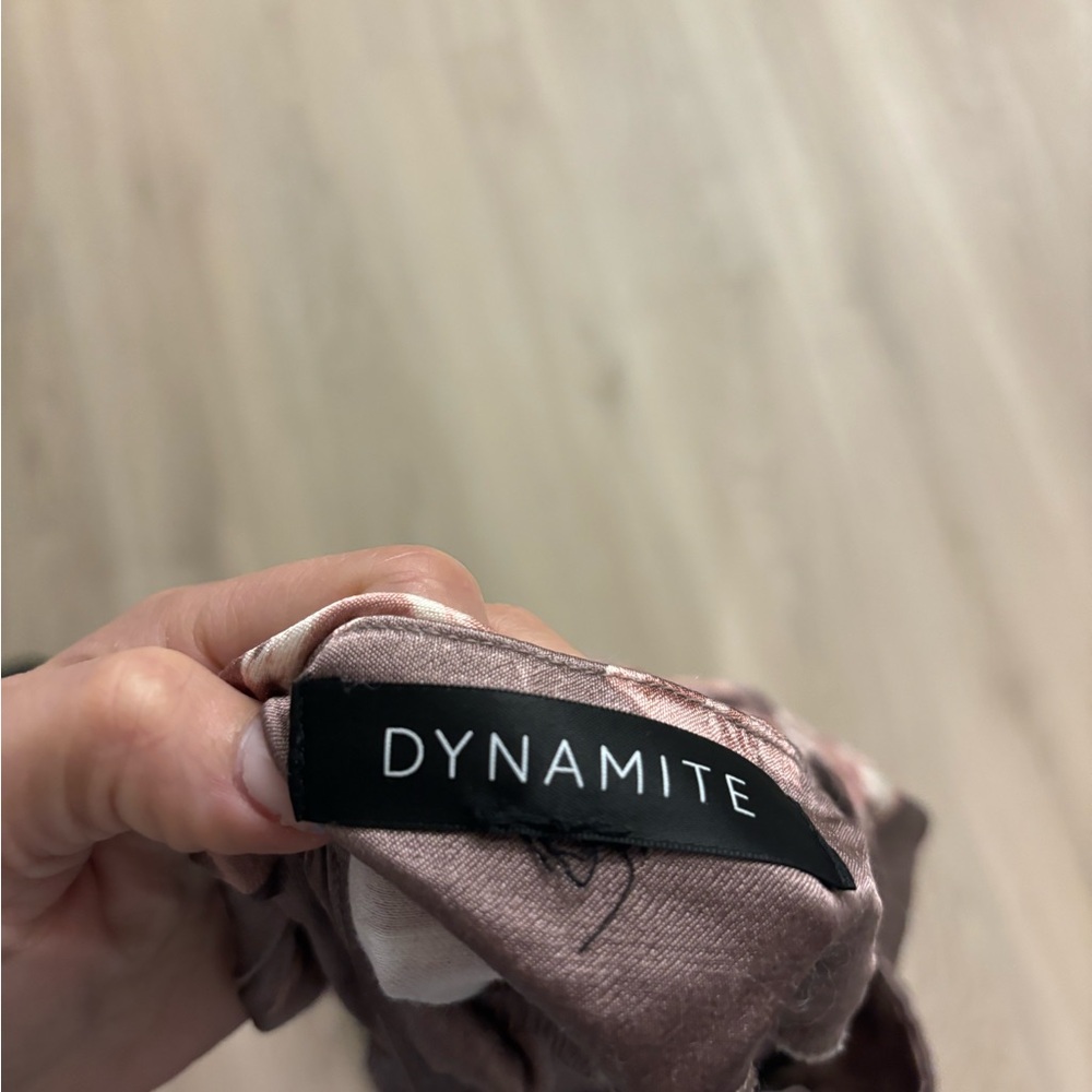 Dynamite Pink and Cream Top
